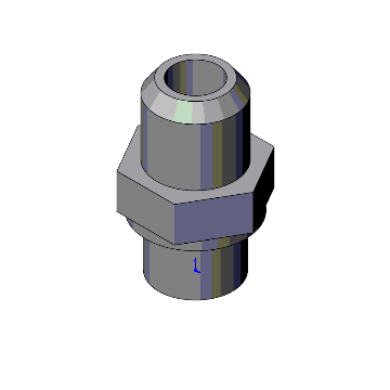 Straight connector