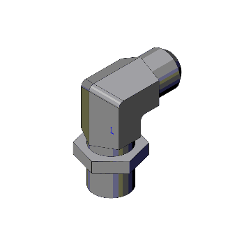 Adjust. elbow connector