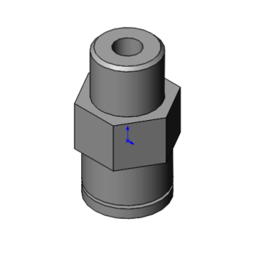 Direct push-in-fitting